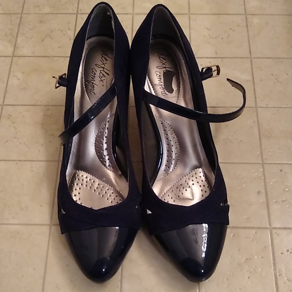 Blue heels size 9